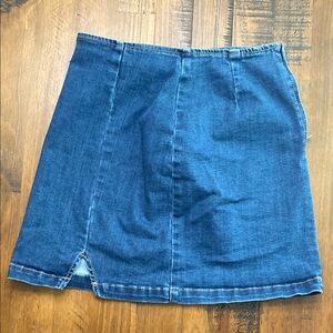 Wild Fable Blue Mini Pencil Skirt with Slit